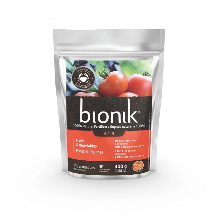 Engrais Bionik pour fruits et légumes