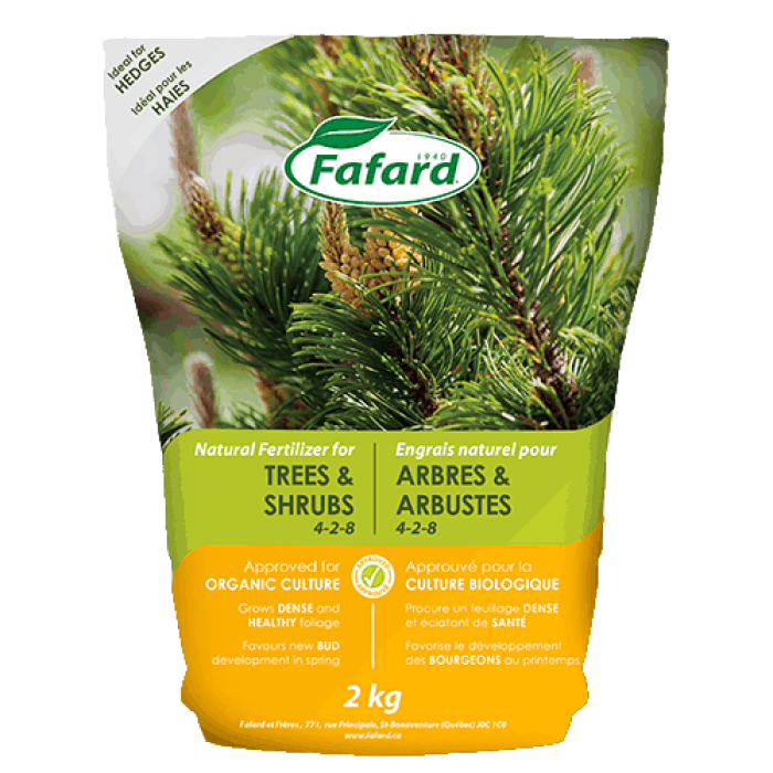 Engrais naturel Fafard  pour arbres & arbustes